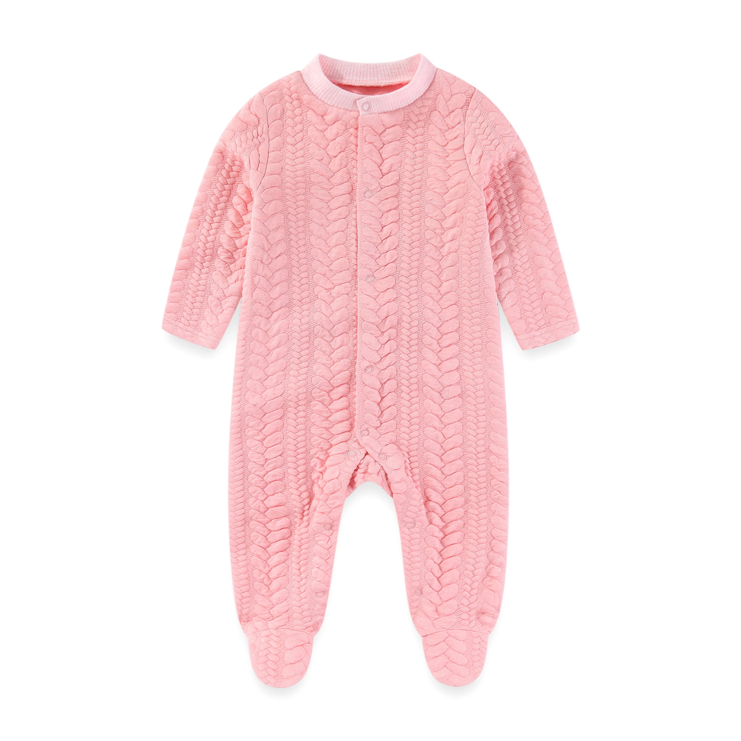 1-Piece Solid Color Baby Unisex Rompers Fall Winter Newborn Boy Girl Jumpsuits 3-24 Months Infant Outdoor Clothes