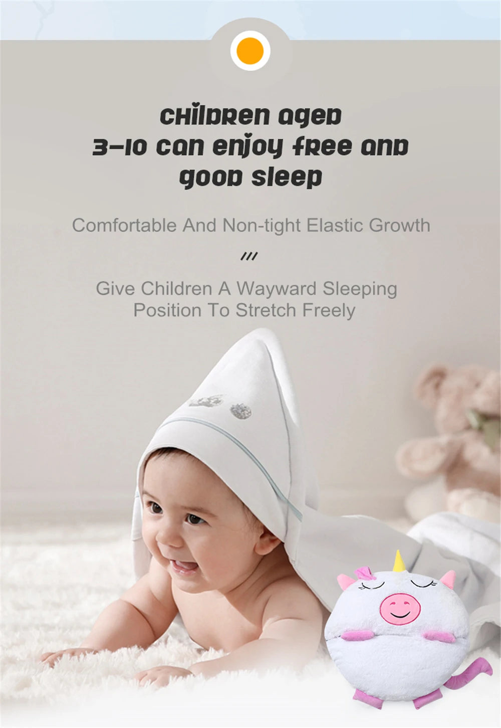 Kids Cartoon Sleepsacks Children's Sleeping Bag With Pillow Plush Doll Pillow Boys Girls Baby Animal Sleep Sack For Birthday