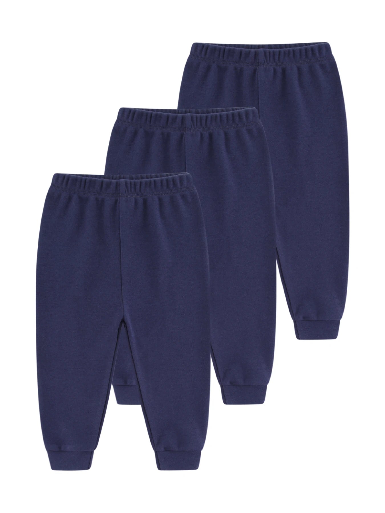 Four Seasons Baby Pants 3 Piece Set 100 Percent Cotton Newborn Trousers 0 To 24 Months Solid Color
