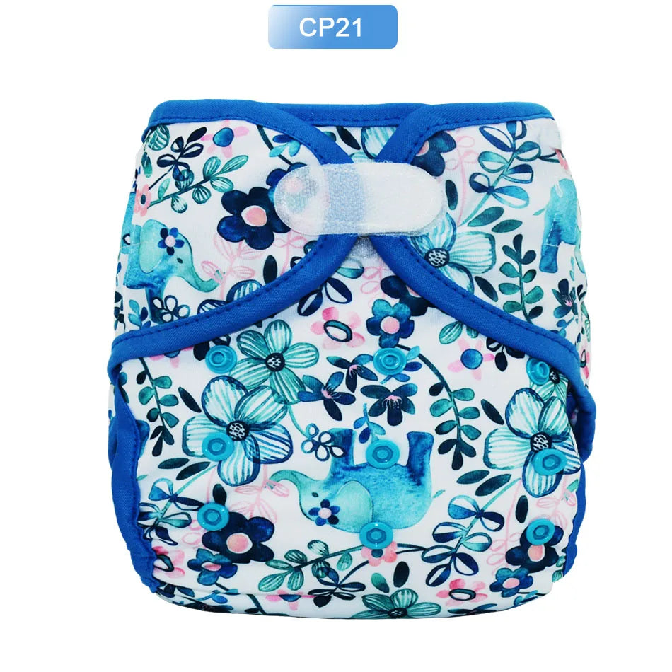 EezKoala Eco-friendly Cloth Diaper Cover Baby Washable Diaper Waterproof Baby Nappy Reusable Adjustable Pocket Diaper Hook&Loop