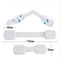 1/3/5Pcs Child Safety Cabinet Locks Premium Adjustable Baby Proof Drawer Latches Bathroom Kitchen Cabinet Drawer Lock