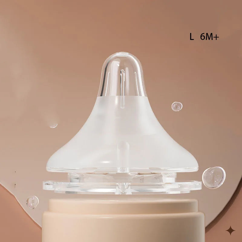 Pigeon Silicone Nipple For Feeding 5 Centimeter Wide Caliber Baby Bottles Compatible With Bottle Systems