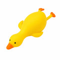 Creative Big Yellow Duck Squishy Toy, TPR Soft Rubber Cartoon Duck Stress Relief Squeeze Toy, Slow Rising Fidget Sensory Toy