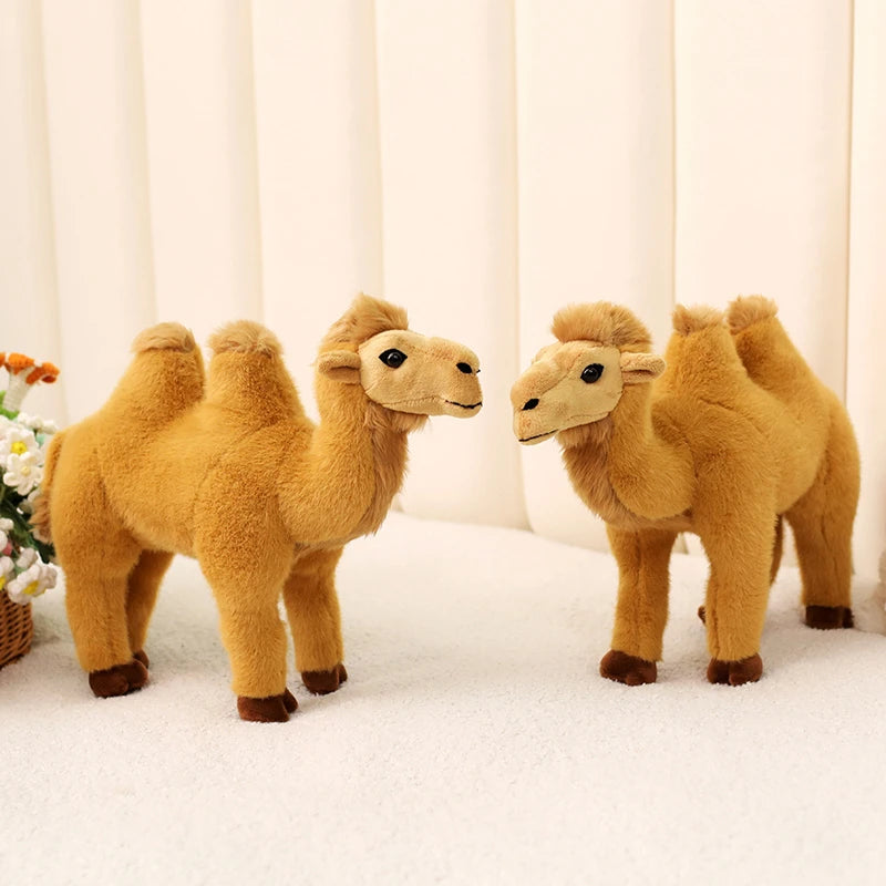 Simulation Standing Camel Plush Toys Soft Stuffed Steric Camel Toys For Children Creative Decor For Bookcase/Car Funny Gift