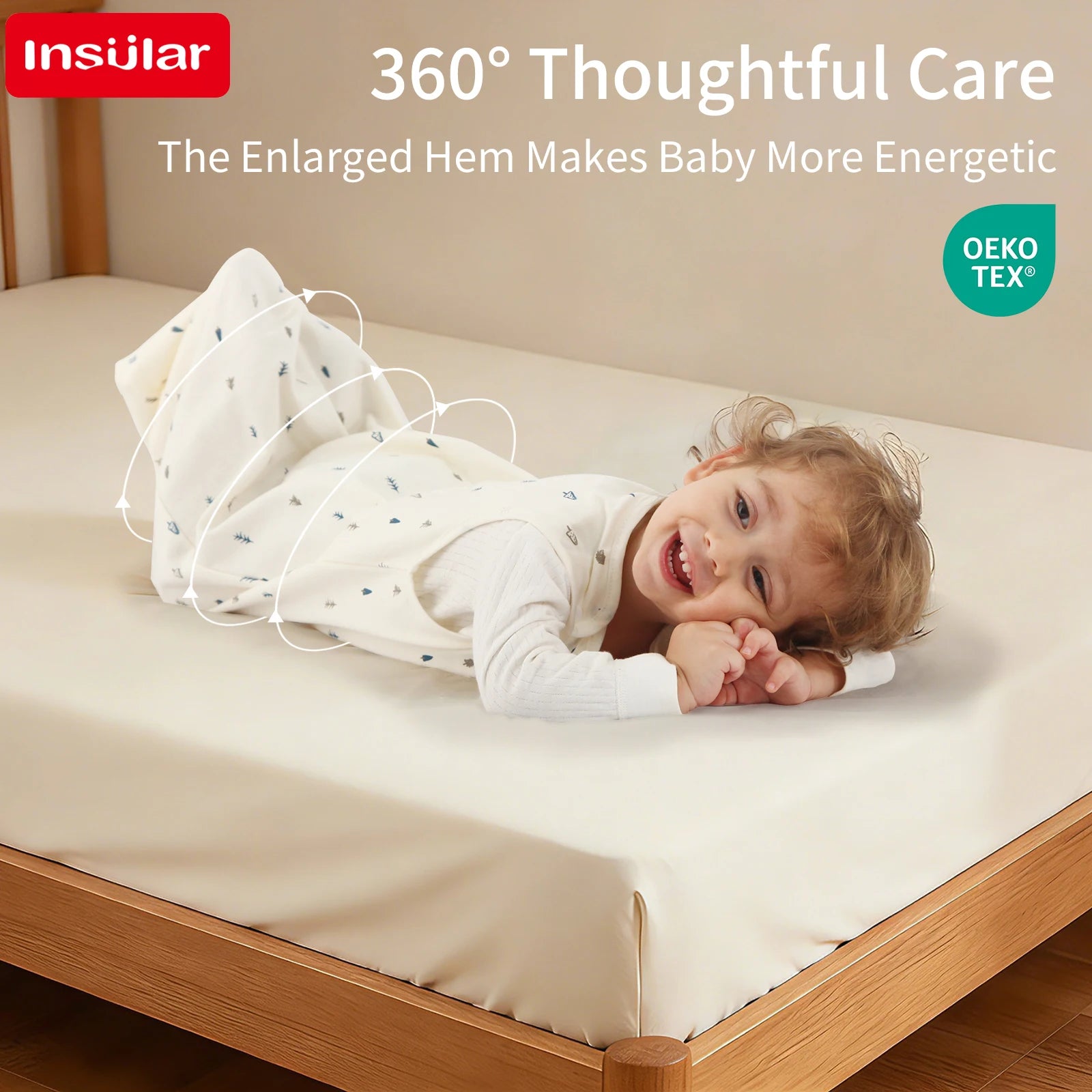 New Sleeveless 100% Cotton Vest Baby Sleeping Bag Thin Breathable Pajamas Anti-Kicking Cocoon for Newborn Envelope Sleep Sack