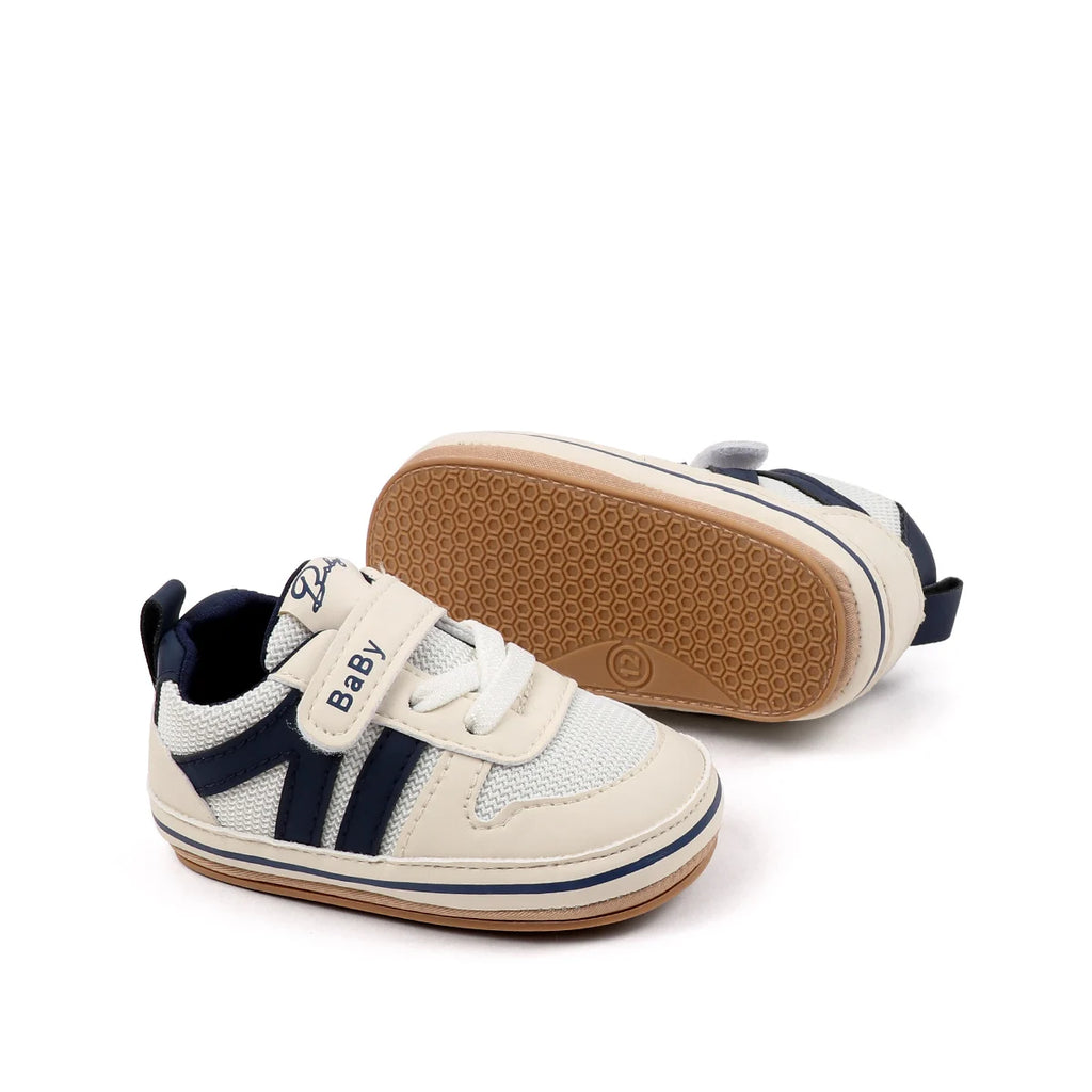 Spring And Autumn Baby Boys And Girls Sports Style Toddler Shoes High Quality PU Leather And Comfortable TPR Sole For 0-18M
