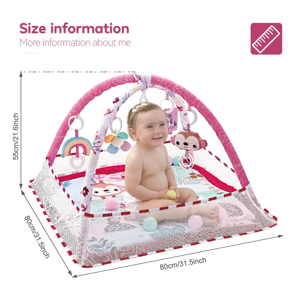 Baby Enlightenment Game Mat Crawling Blanket Early Education Activity Gym Multifunctional Fence Fitness Frame Toys