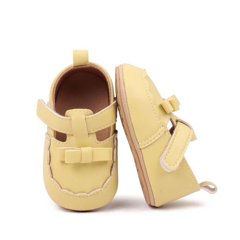 Hot Sale Spring and Autumn Baby Girl Princess Fashion Design Anti Slip Shoes Hign Quality Breathable Toddler Shoes First Walkers