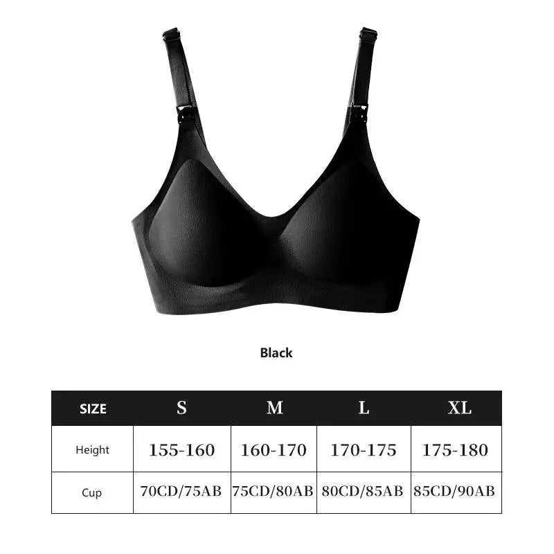 Pregnant Women Nursing Underwear Front Opening Buckle For Breastfeeding Non Steel Ring Model PW001