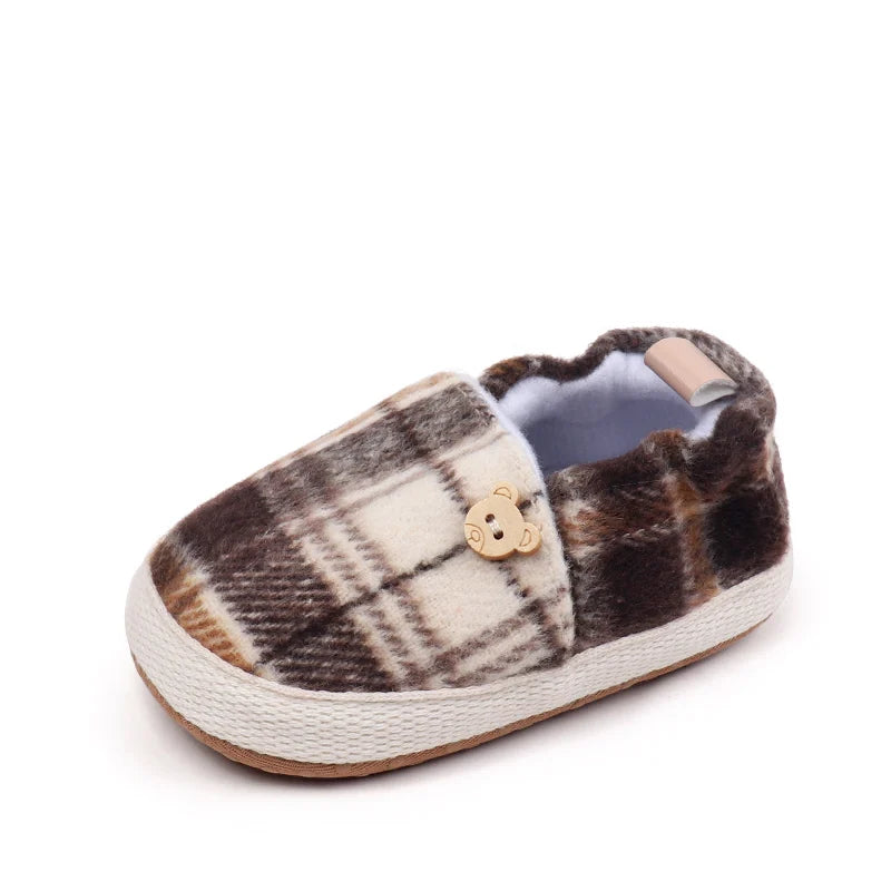 2025 Spring And Autumn Baby Boys And Girls First Walking Toddler Shoes With Fashion Color Block Design And Soft TPR Sole
