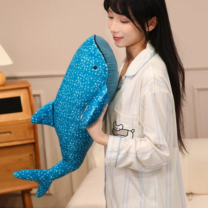 Lovely Whale Plush Toys Stuffed Soft Animal Blue Whale Dolls Kawaii Toy for Birthday Christmas Gift