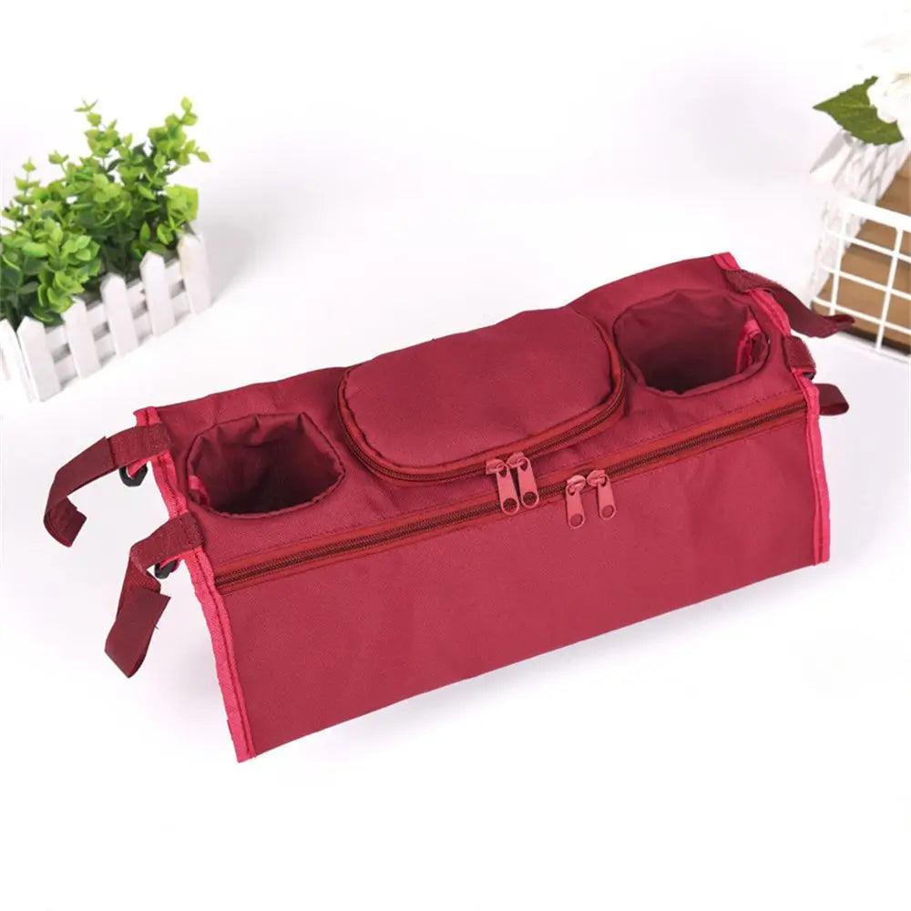 Wheelchair Storage Bag Stroller Accessories Baby Stroller Organizer Baby Pram Bottle Cup Holder Carriage Bag Infant Nappy Bags