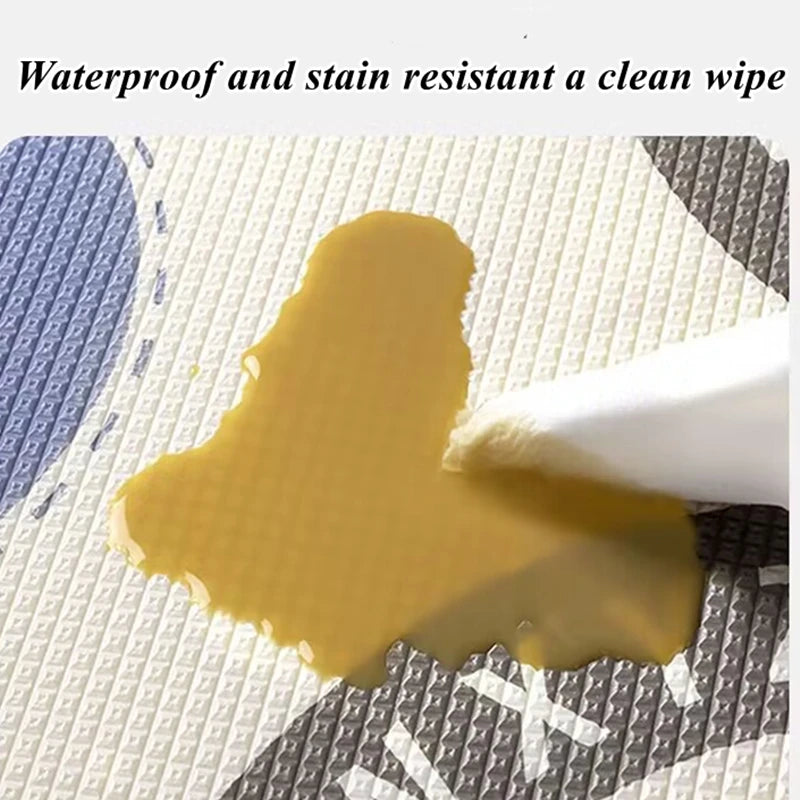 Non-toxic Crawling Play Mats Baby Activity Gym Room Mat Baby Activities Double Sided Pattern EPE Game Mat for Children's Mat Rug