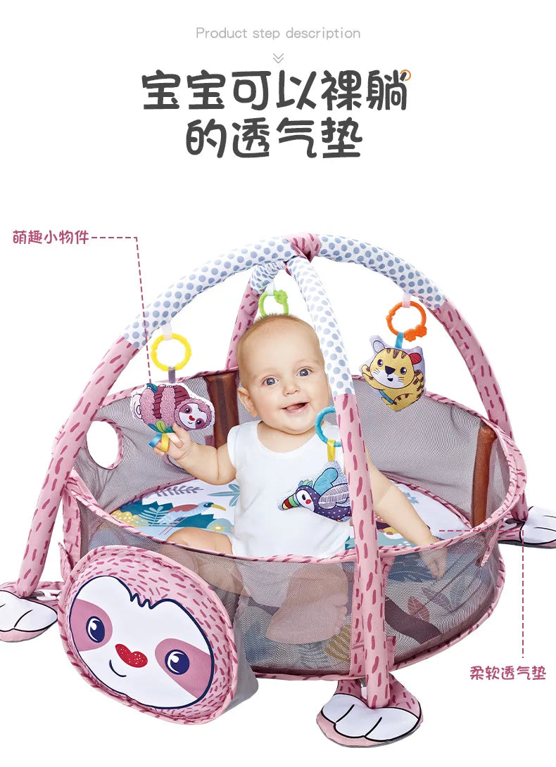 Multifunctional Baby Game Gym Play Mat Climbing Mat Fitness Rack Infant Educational Toys Rug Blanket Ball Pit Activity Pool Gift