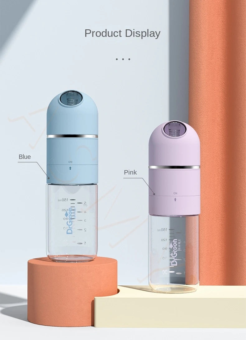 Dr.Green 4S Newborn Baby Bottle Wide Mouth Bottle PPSU 180mL/240mL Sealed isolation Fast milk filling Removable/Washable Bottles