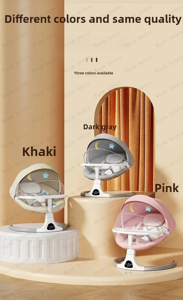 Smart Electric Baby Swing and Automatic Rocking Bassinet