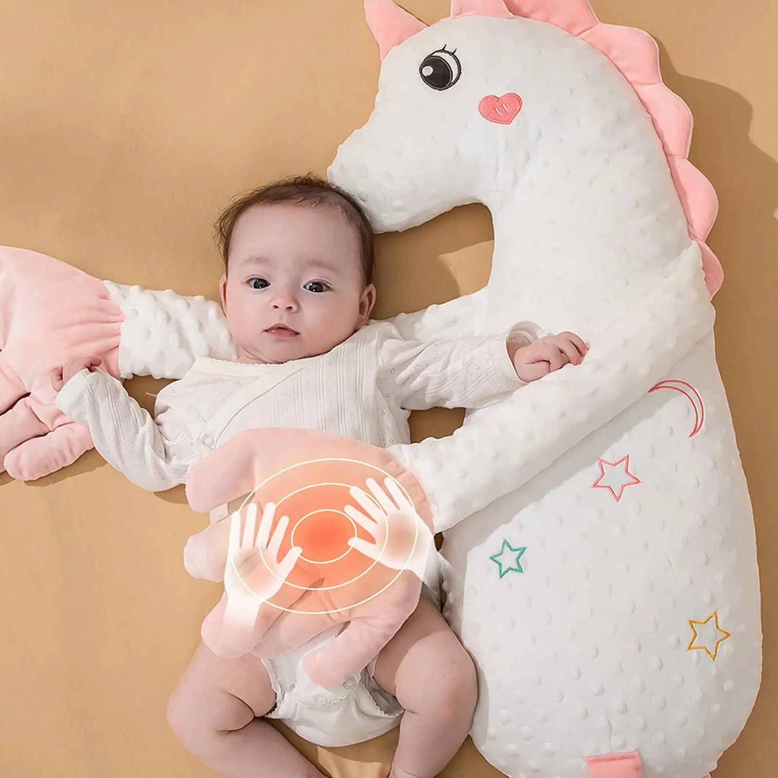 Automatic Soothing Palm Electric Sleep Buddy Soothing Doll with Remote Control 3 Gear Adjustable for Bedroom Indoor Home Baby