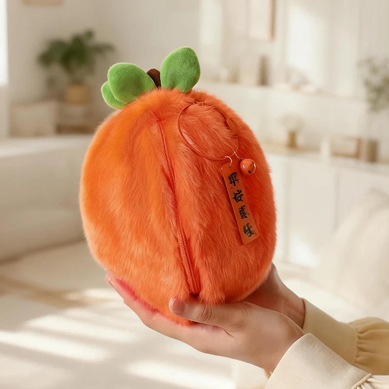 Hot Cute Fruit Bunny Plush Toy Creative Durian Pineapple Carrot Strawberry Turn Into Rabbit Soft Doll Birthday Christmas Gift