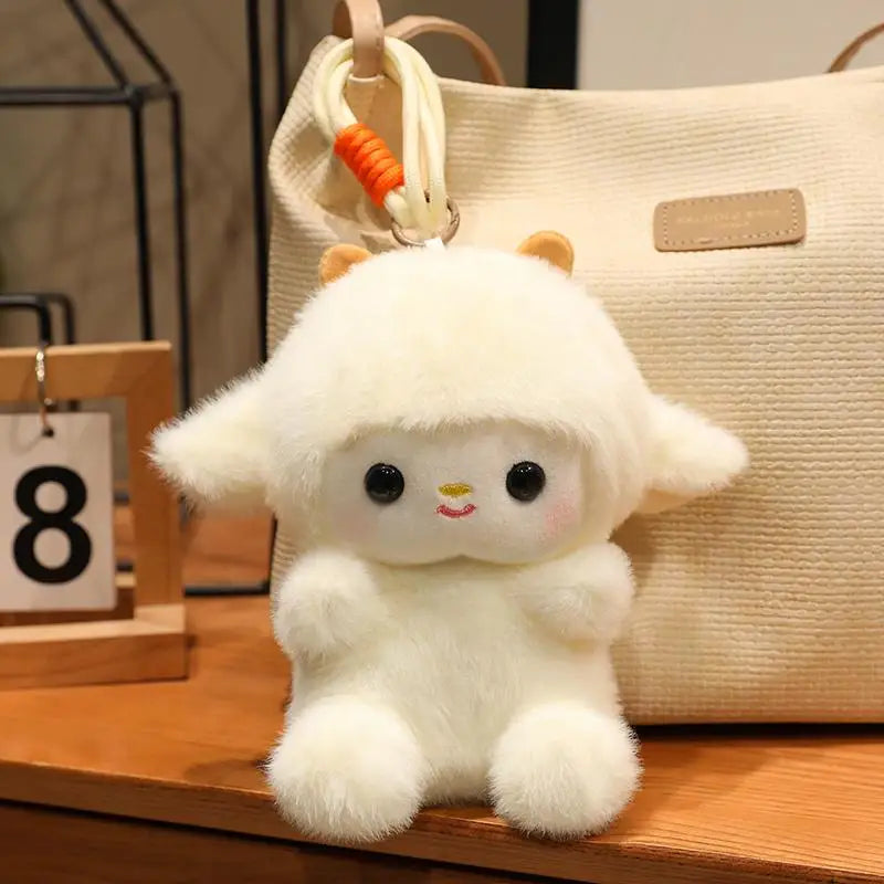 Plush Companion Doll Desk Companion 15cm Anime Rabbit Panda Cartoon Soft Toy Anime Style Plush