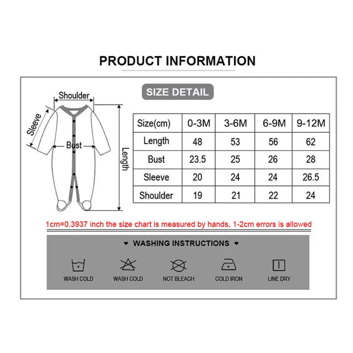 Kiddiezoom 2 Pcs/Lot Unisex 0-12Months Cartoon Long Sleeve Baby Boys Girl Romper 100%Cotton Soft Newborn Jumpsuit Infant Clothes