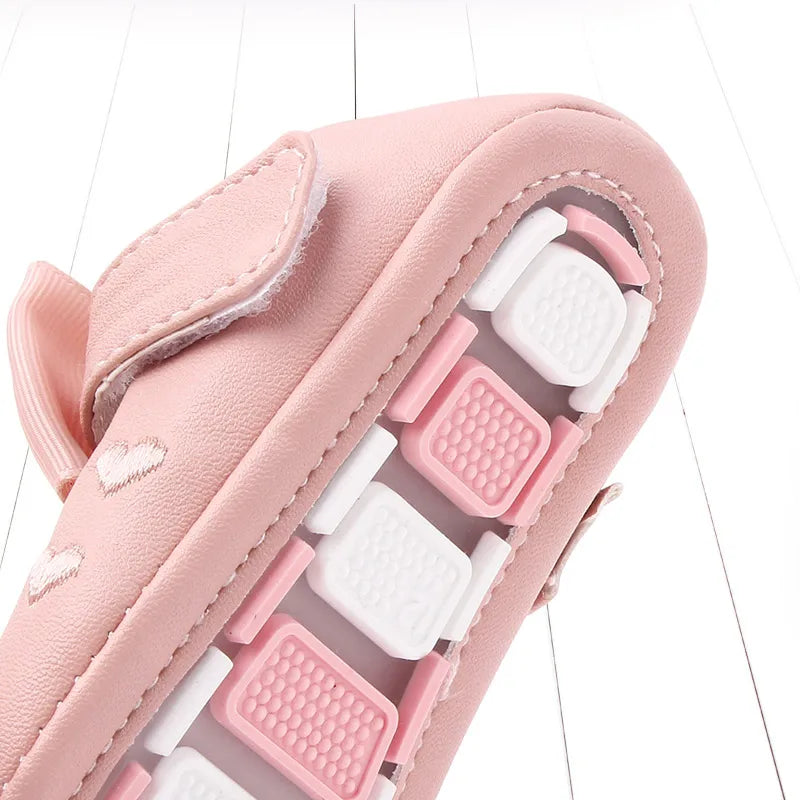 2025 Spring and Summer Baby Girl Shoes Mary Jane Cute Bowknot Sandal Soft PU and TPR Sole Anti-slip for 0-12M Baby