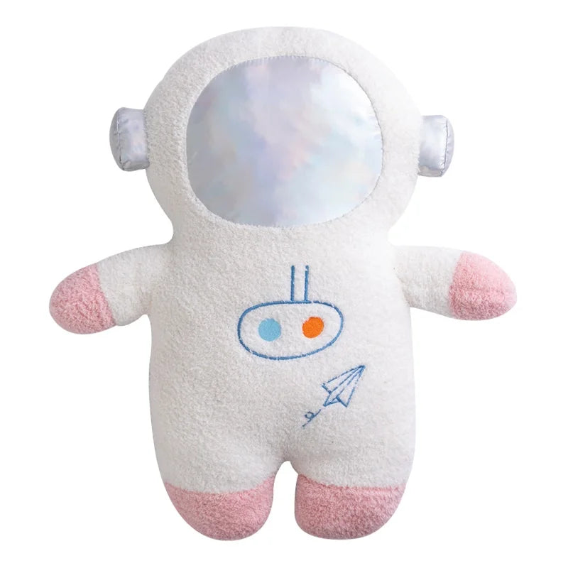 Hot 58cm Plush Rocket Astronaut Toy Stuffed Spaceship Throw Pillow Home Decor Birthday Gift Space Discovery Educational For Kids