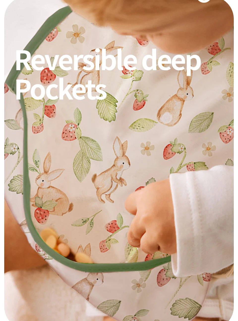 Elinfant New Fashion Pattern Waterproof Pocket Lunch Feeding Bibs Reusable Baby Bibs Cute Children Baby Apron Kids Burp Cloths