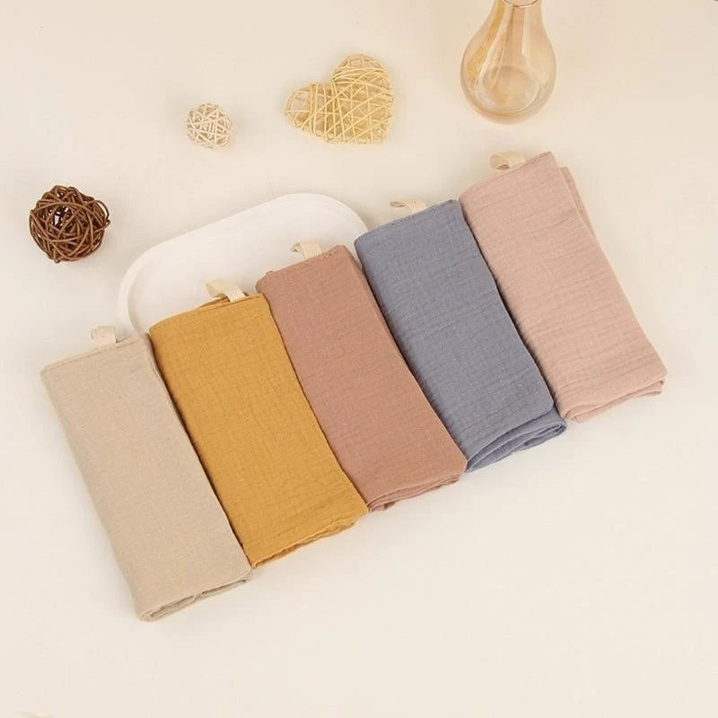 Baby Towel Absorbent & Soft Washcloths Breathable Baby Bath Towel 4 Layer Baby Wash Cloth for Newborns for Everyday Care