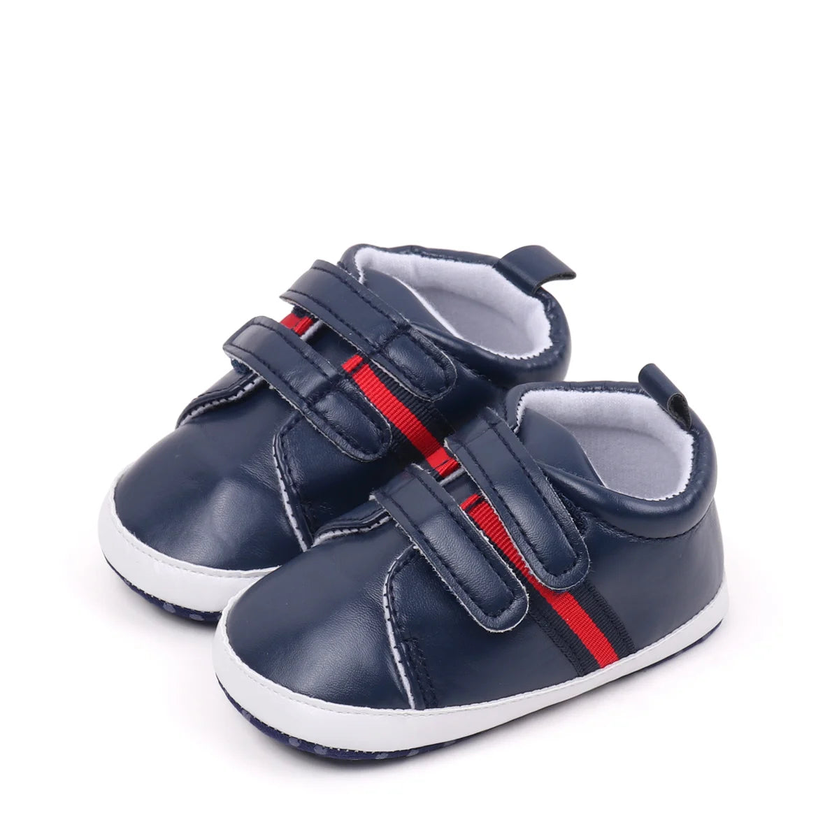 2025 Spring and Autumn Baby Boys Girls First Walking Indoor Outdoor Toddler Shoes Casual Sports Design PU Leather For 0-18M