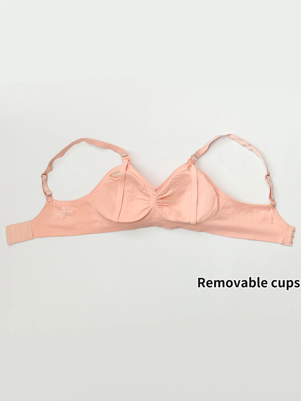 High Quality Single Handed Front Buckle Nursing Bra Breathable Women Breastfeeding Underwear Seamless Maternity Bra Push Up