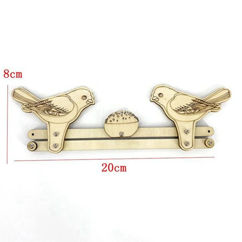 Busy Board Educational Toy For Children Seesaw Switch Valve Wood Chips Bottom Plate Model 01