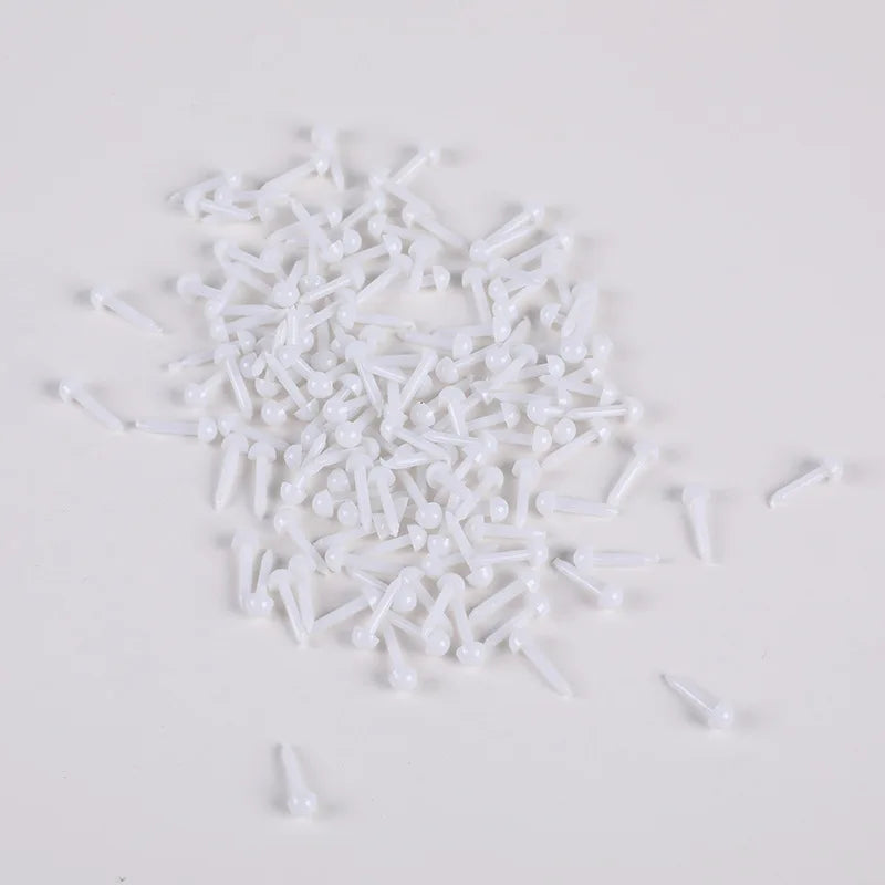 Doll Plug In Eyes Accessories For Plush Toys 100 Pcs Wool Felt Eyes With Washers 3m 4m 5m 6m