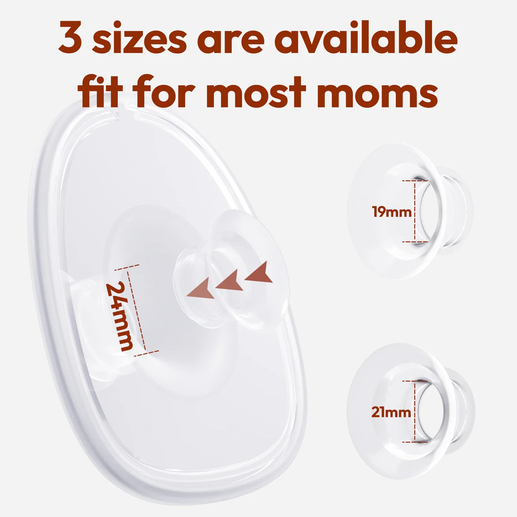 NCVI Electric Breast Pump, Hands-Free Breastfeeding Pump with 4 Modes & 9 Levels, Low Noise, 19/21/24mm Flanges