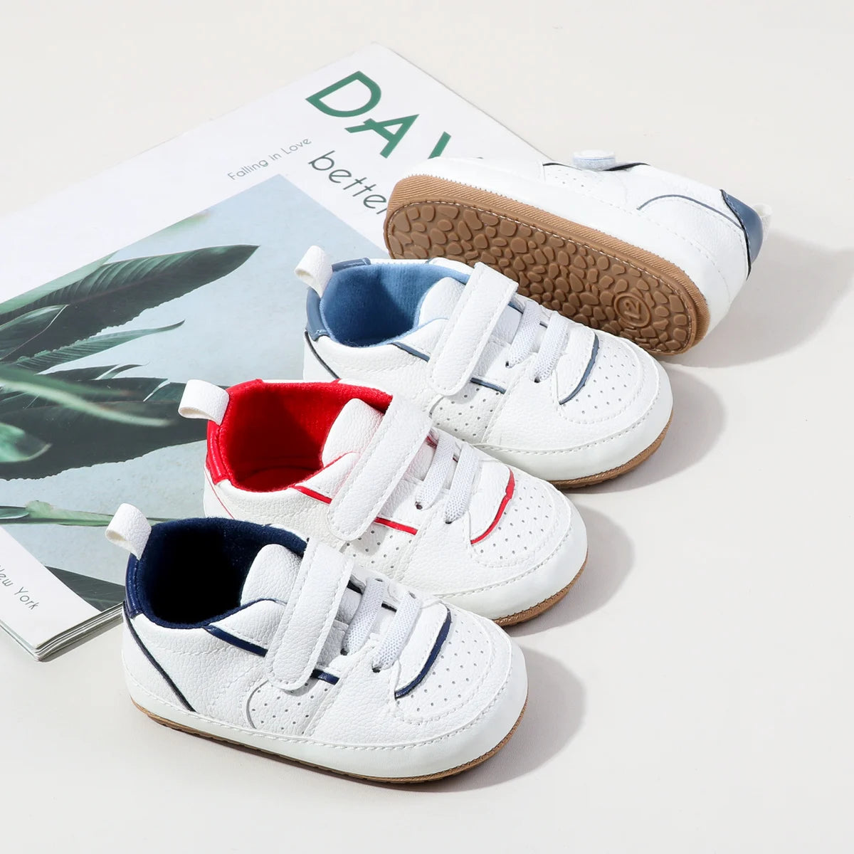 2025 New Style Baby Unisex First Walking Indoor Outdoor Toddler Shoes For 0-18Months With High Quality PU Leather And TPR Sole