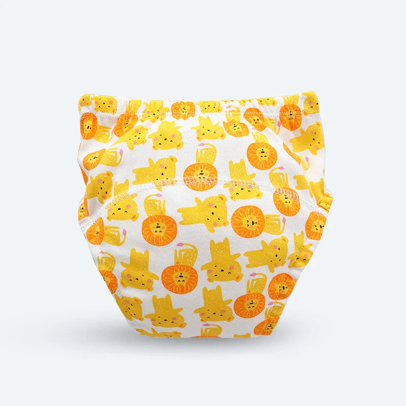Newborn Training Pants Baby Shorts Print Color Washable Underwear Boy Girl Cloth Diaper Reusable Nappies Infant Stuff