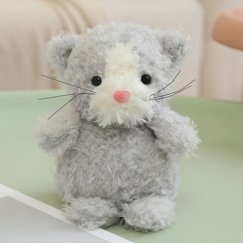 20cm Soft Furry Plush Toys Cute Stuffed Animals Fox Owl Pig Lamb Chick Duck Cuddly Companions