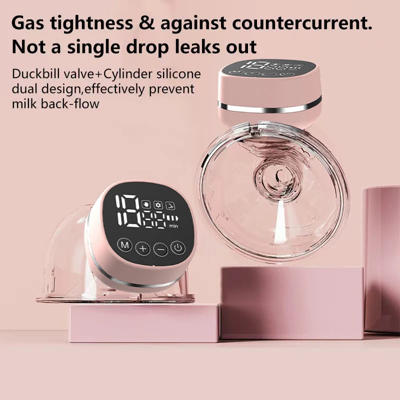 Upgrade Wearable Breastfeeding Pump Wearable Breast Pump Household Electric Breast Pump Handsfree Comfort Milk Collector 5 Modes
