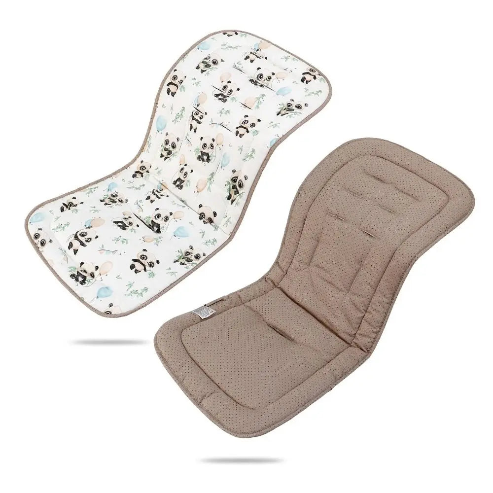 Soft Baby Stroller Cushion Cotton Cartoon Printed Baby Pram Seat Mat Breathable Comfortable Baby Seat Cushion High Chair Trolley