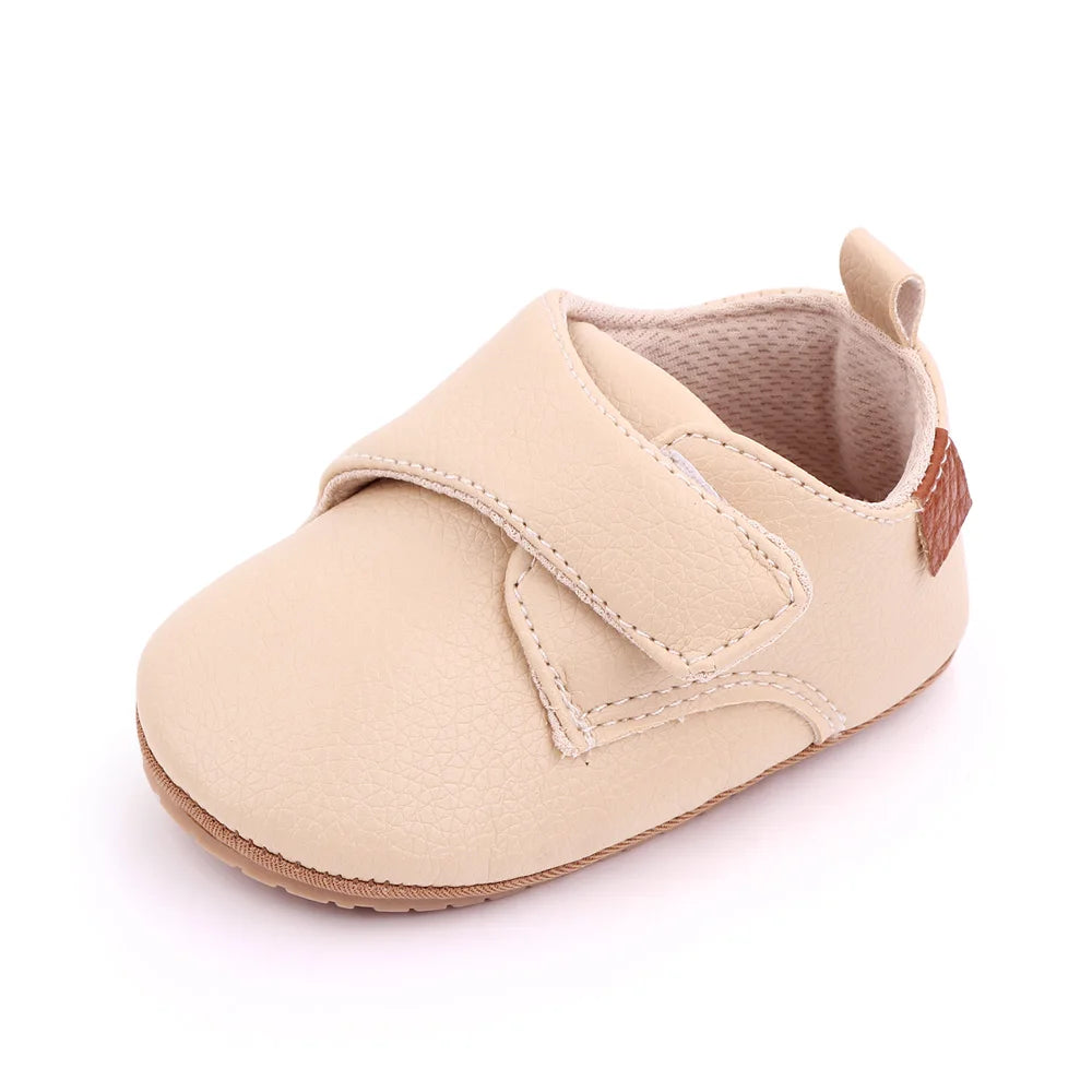 2025 Baby Casual Shoes Korean Style Non-slip Classical High Quality PU and TPR Soft and Warm Toddler Shoes for 0-18 Months D2587