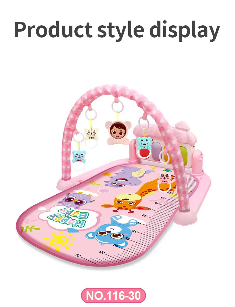 Multifunctional Baby Activity Gym Play Mat Musical Rack Kid Infant Fitness Frame Educational Crawling Carpet Toy Children Gift
