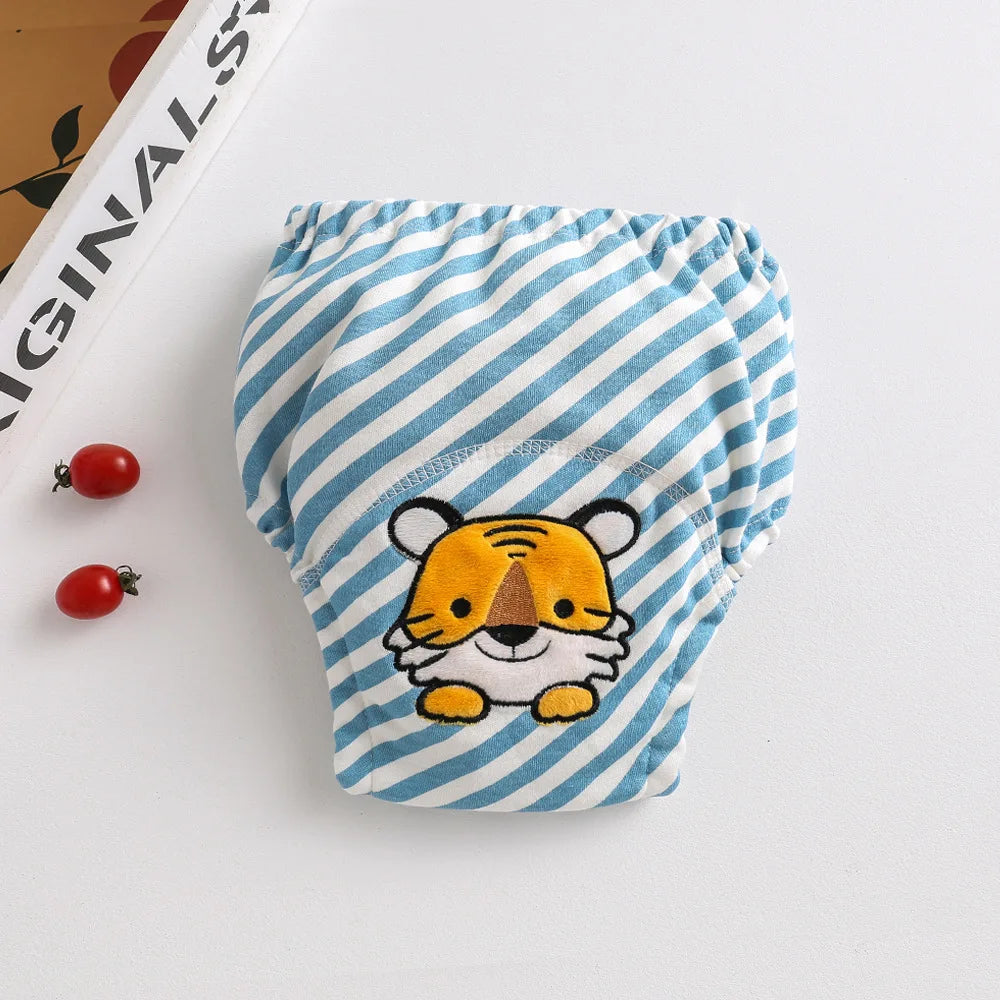 Newborn Baby Washable Reusable Cloth Nappies Grid Model Adjustable Diaper For Newborns