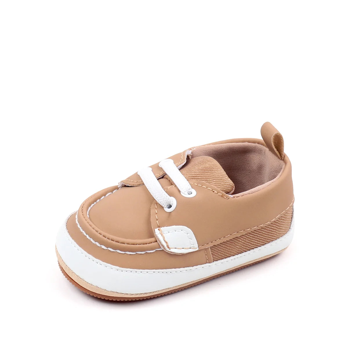 Baby Shoes 0 To 1 Years Non Slip PU Sole Casual Walking Shoes For Toddlers Soft Sole Lightweight Upper PU