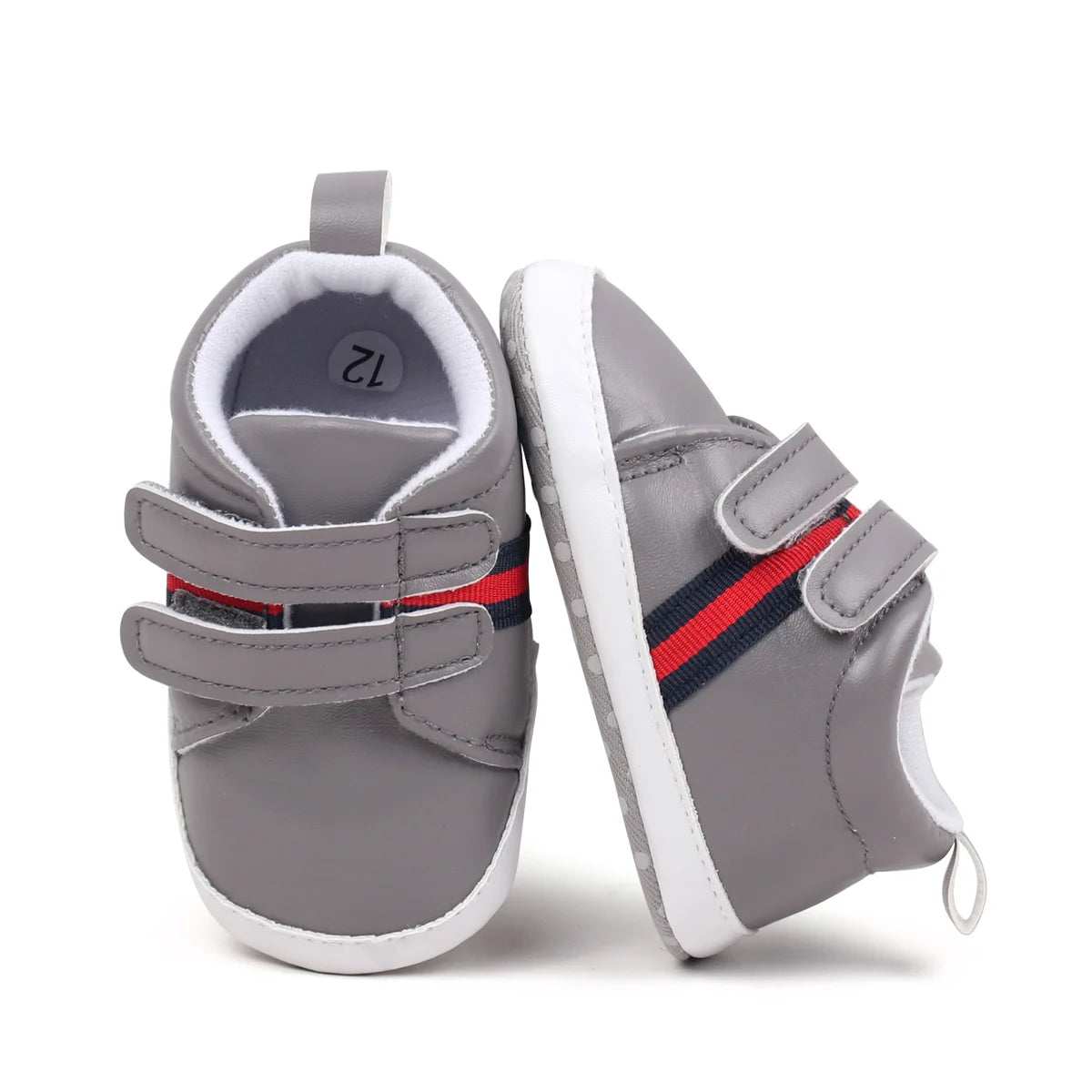 2025 Spring and Autumn Baby Boys Girls First Walking Indoor Outdoor Toddler Shoes Casual Sports Design PU Leather For 0-18M