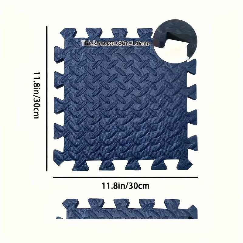 EVA Puzzle Mat 30x30cm Interlocking Non Slip Waterproof Baby Play Floor Tiles Foam Rug