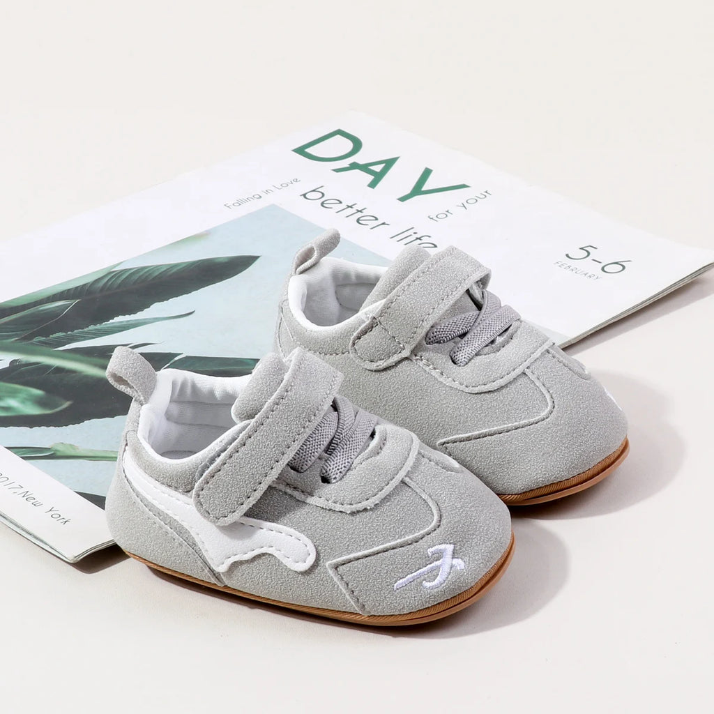 Hot Selling Baby Unisex First Walking Toddler Shoes For 0-18 Months Fashion Design Three Colors High Quality Baby Sneaker