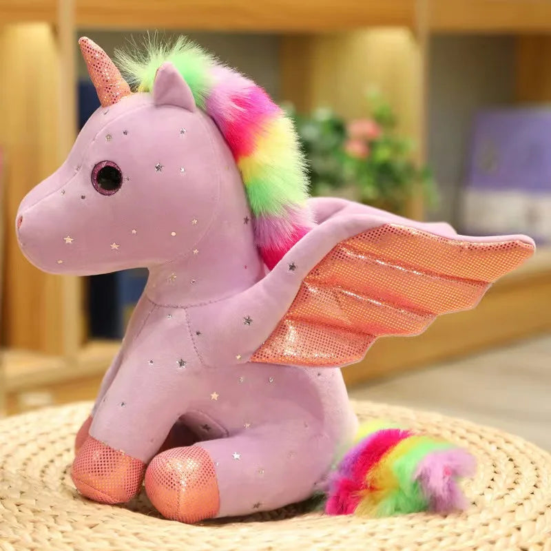 Cute Angel Unicorn Plush Toy Pillow Soft Fill Home Decoration Girl's Birthday Holiday Gift