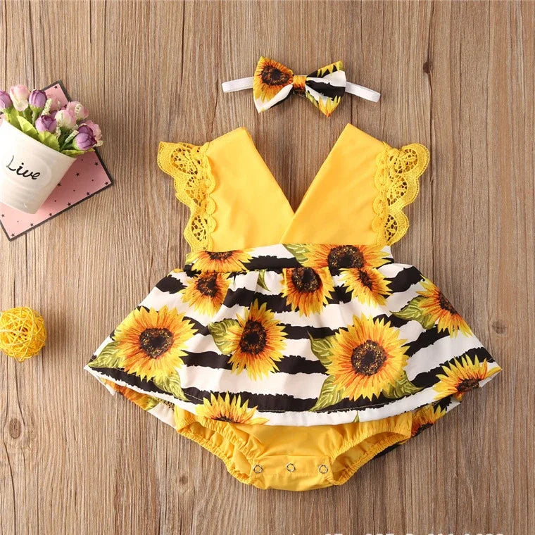 Baby Girl Dress New 2-piece Red Flower Baby Clothing Newborn Girl Lace Dress Princess Skirt Clothing 0-24M Princess Dress