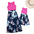 Summer Dress Women Casual Family Matching Outfits Mother Daughter Dress Girl Robe Boho Dresses Children's Clothing Vestidos