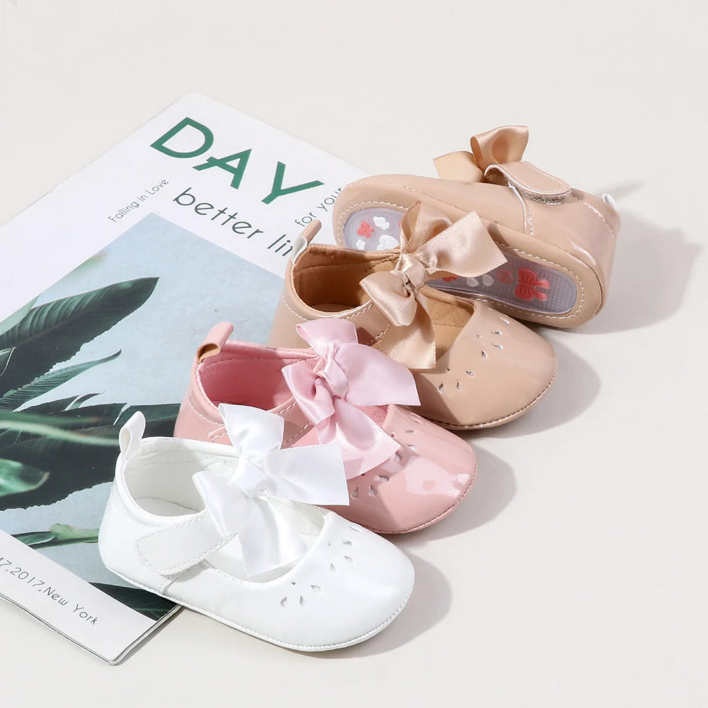 Casual Cute Solid Color Home Shoes For Baby Girls Lightweight Non-slip Walking Shoes For Indoor Spring And Summer Anti slip