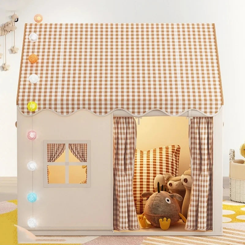 Kid Toys Tipi Tent Princess Girl Castle Play House Children Small House Folding Playtent Baby Tent Chrismas Gift No Light Ball